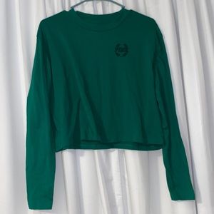 Emerald Green Shirt Long sleeve